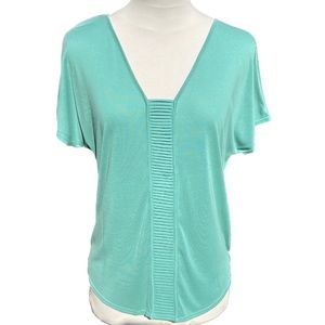 Naked Zebra Mint Green Dolman Sleeve Top Size Small